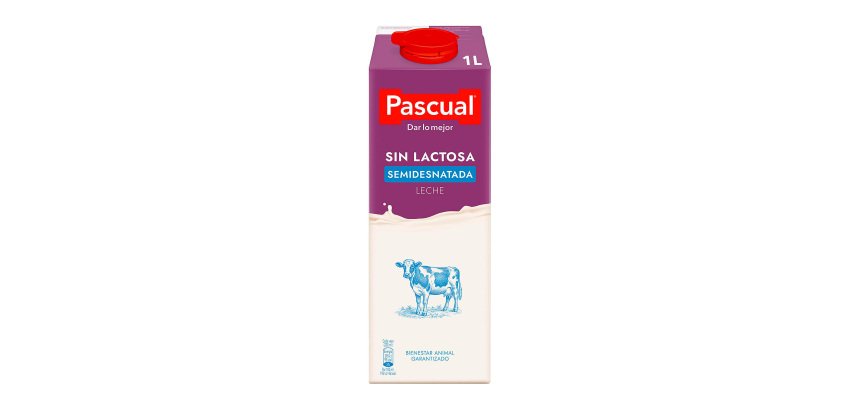 Leche Pascual Sin Lactosa Semidesnatada 1 l