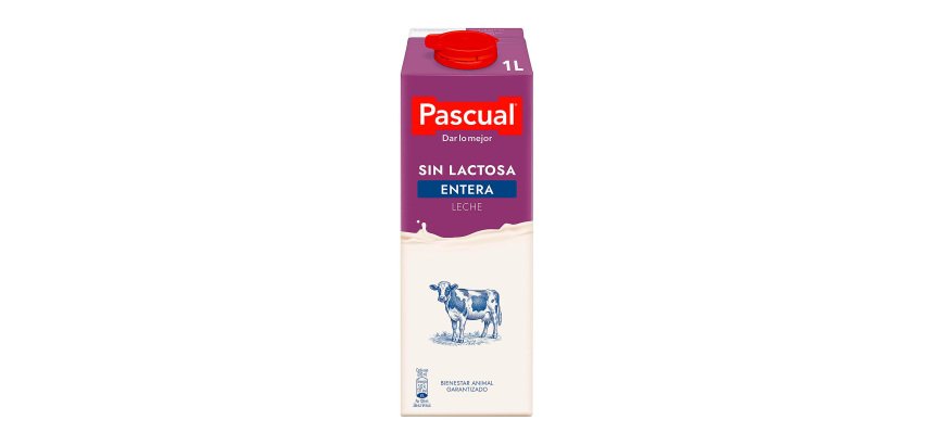 Leche Pascual Sin Lactosa Entera 1 l