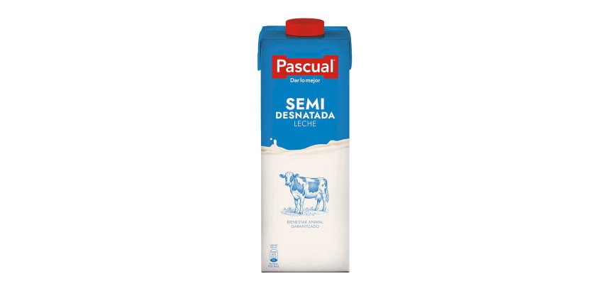 Leche Pascual Semidesnatada Brick de 1 litro