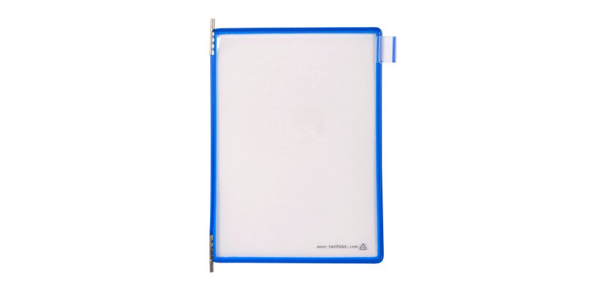 Funda con pivotes Tarifold A5 vertical para expositor - paquete de 10