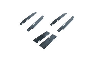 Jeu platines coulissantes ECLA pour pôle de 4 bureaux