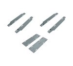 Jeu platines coulissantes ECLA pour pôle de 4 bureaux