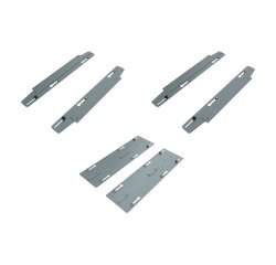 Jeu platines coulissantes ECLA pour pôle de 4 bureaux