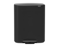 Poubelle à pédale Bo 60 L - Noir