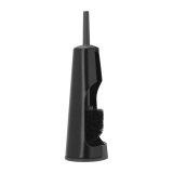Combiné brosse WC plastique Brabantia ReNew noir mat