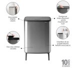 Poubelle Bo Touch Bin Hi 60 L Brabantia