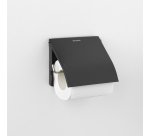 Toilet paper dispenser metal roll Brabantia with lid