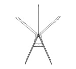 Etendoir à linge HangOn Brabantia 25 mètres - Matt Black