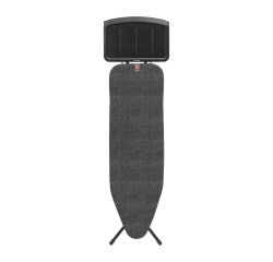 Strijktafel B met strijkijzersteun, zwart