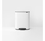 Poubelle à pédale BO Brabantia 2 x 30 L