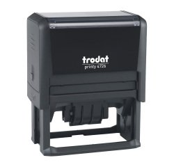 Tampon encreur personnalisé automatique dateur Trodat Printy 4726 monochrome - rouge