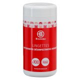 Lingettes nettoyantes désinfectantes surfaces Bruneau - Boîte de 100