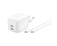 Charger compact PC double port USB-C 67 W - USB-C to USB-C 2 meters cable included by Belkin