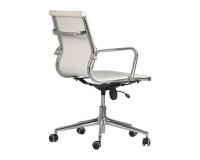 En_sedia star bianco schienale alto eff pelle