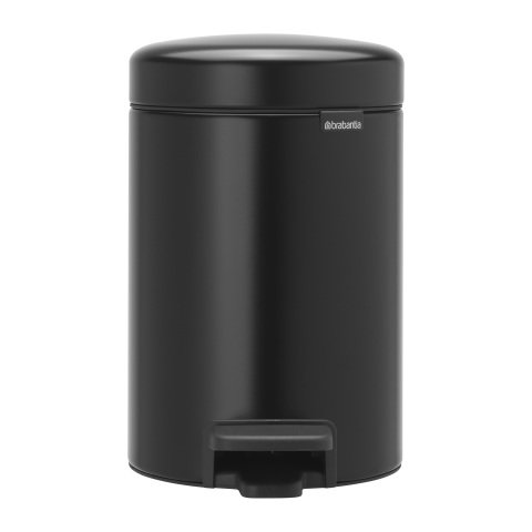 Papelera metálica con pedal 3L Brabantia NewIcon negra