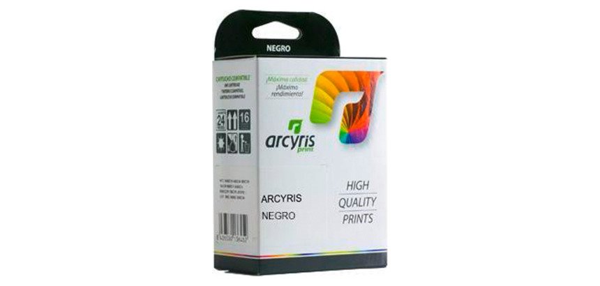 Cartucho Arcyris compatible con HP27 (C8727AE) negro