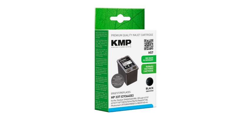 Cartucho KMP compatible HP337 (C9364AE) negro