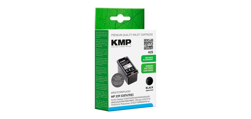 Cartucho KMP compatible HP339 (C8767E) negro