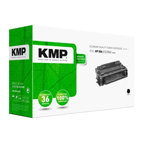 Tóner KMP compatible HP55A (CE255A) negro