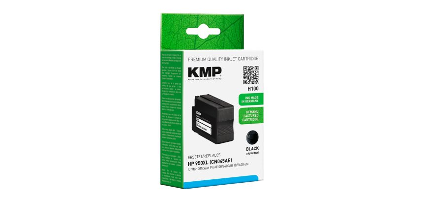 Cartucho KMP compatible con HP 950XL negro