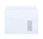 Sobre Bruneau de 100 g, 229 x 324 mm, con ventana blanca de 45 x 100 mm - Caja de 250