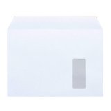 Enveloppe 229 x 324 mm Bruneau 100 g avec fenêtre 45 x 100 mm blanche - Boîte de 250
