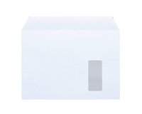 Enveloppe 229 x 324 mm Bruneau 100 g avec fenêtre 45 x 100 mm blanche - Boîte de 250