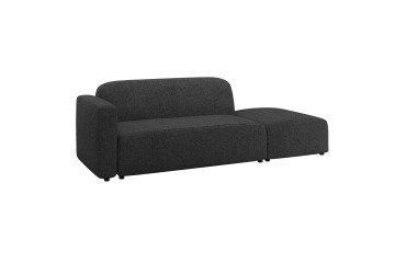 Canapé modulable Neom tissu - 2 places avec terminal L.244 cm