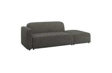 Canapé modulable Neom tissu - 2 places avec terminal L.244 cm