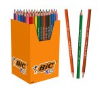 Crayon de couleur Bic Kids Evolution Ecolutions couleurs assorties - Pot à Crayons de 60