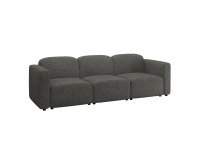 Canapé modulable Neom tissu - 3 places L.263 cm