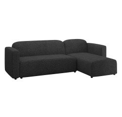 Canapé modulable Neom - 3 places avec méridienne droite ou gauche L.263 cm