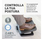 Hana™  Poggiapiedi - Nero - Fellowes