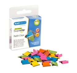 Clips en acier pour Supaclip 40 Rapesco - Boite de 50