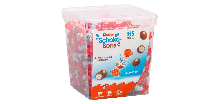 Schokobon Kinder - Boîte de 2 kg - 345 pièces
