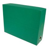 Boîte de classement carton NATURE LINE OXFORD standard dos 9 cm verte