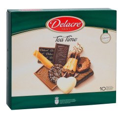 Assortment of Tea Time Delacre biscuits - 300 g tin