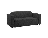 Canapé modulable Neom 2 places noir 188 cm