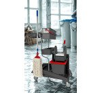 Kit Carrello pulizie strizzatore VDM e accessori - per l'industria