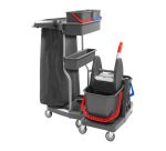 Kit Carrello pulizie strizzatore VDM e accessori - per scuole