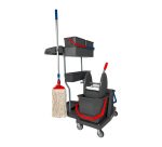 Kit Carrello pulizie strizzatore VDM e accessori - per scuole