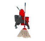 Kit Carrello pulizie strizzatore VDM e accessori - per uffici