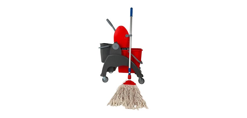 Kit Carrello pulizie strizzatore VDM e accessori - per uffici