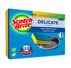 Scotch-Brite® Estropajo Delicate - paquete de 2