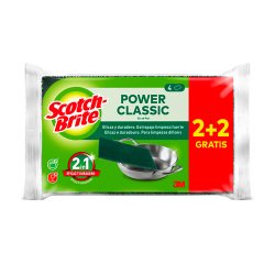 Scotch-Brite® Estropajo Clásico - paquete 2+ 2