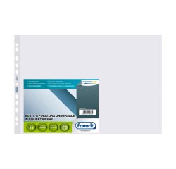 Buste a perforazione universale formato A3 album 42 x 30 cm finitura liscia alto spessore Favorit 10 pezzi