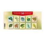 Notebook 50 non-priority national tree stamps 1 (Belgium). (This item is not taken into account in the calculation of any shipping costs and does not entitle to gifts)
