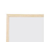 Tableau mixte Liège/Blanc laqué magnétique cadre bois 40 x 60 cm Bi-Office