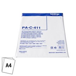 Brother PAC411 - Papier thermique A4 pour imprimante - Boite de 100 feuilles