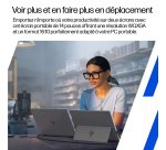 HP Series 5 Pro WQXGA Portable Monitor - 514pn écran plat de PC 35,6 cm (14") 2560 x 1600 pixels LCD Argent